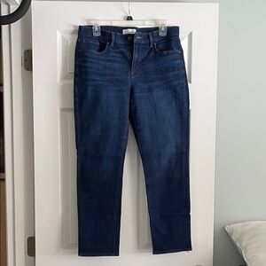 LOFT Indigo Straight Leg Jeans
